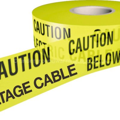 20m LENGTH CAUTION ELECTRIC CABLE BELOW WARNING TAPE 